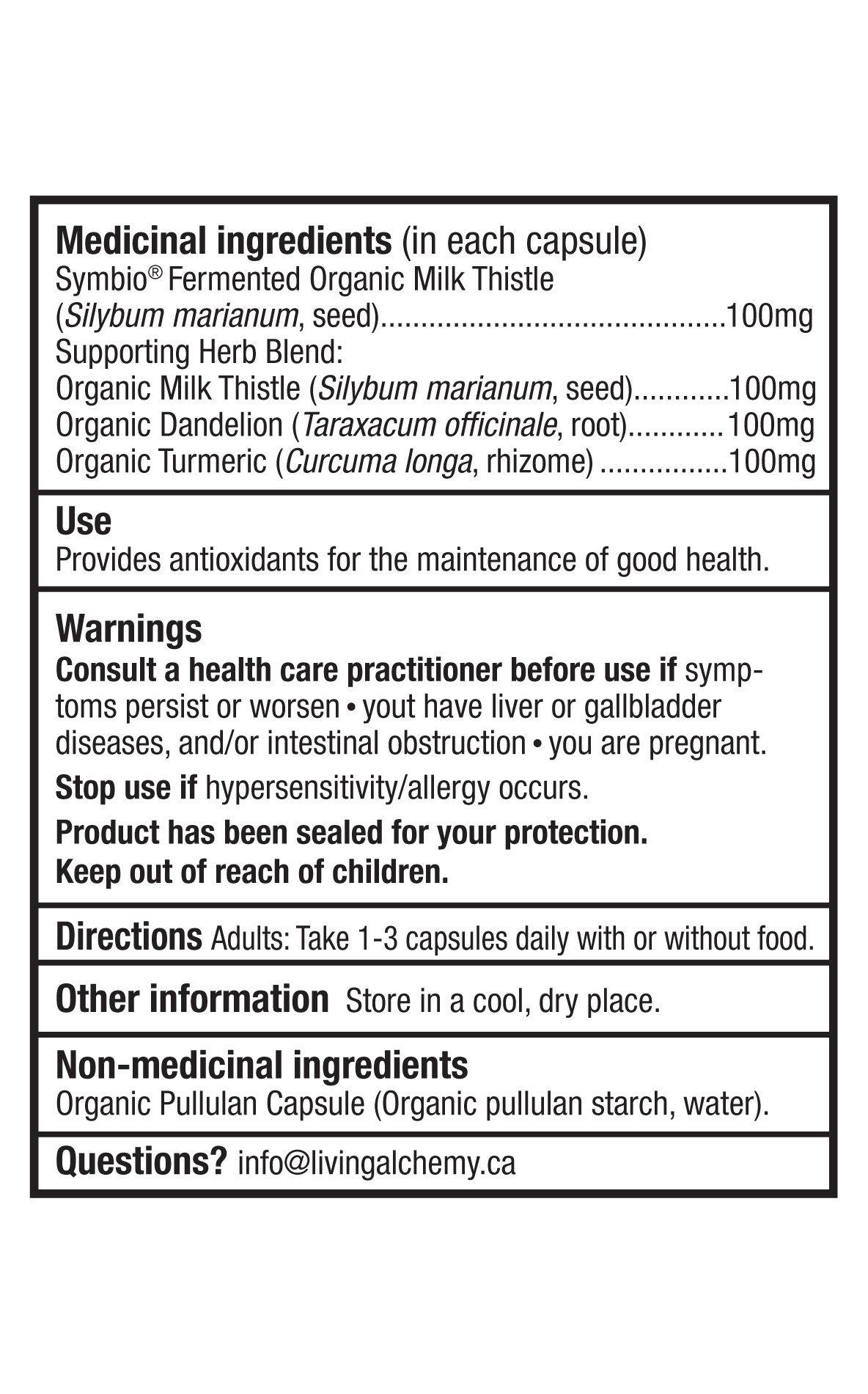 milk thistle benefits