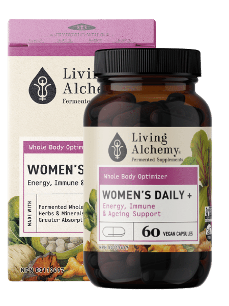 Women's DAILY +  Natural Daily Multivitamin for Women – Living Alchemy  CANADA