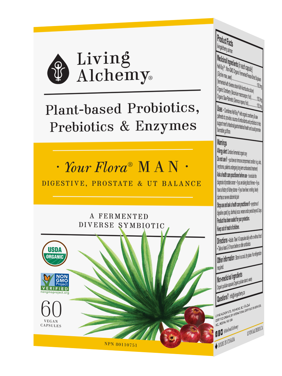 Gut & Prostate Supplements - Your Flora Probiotic Man