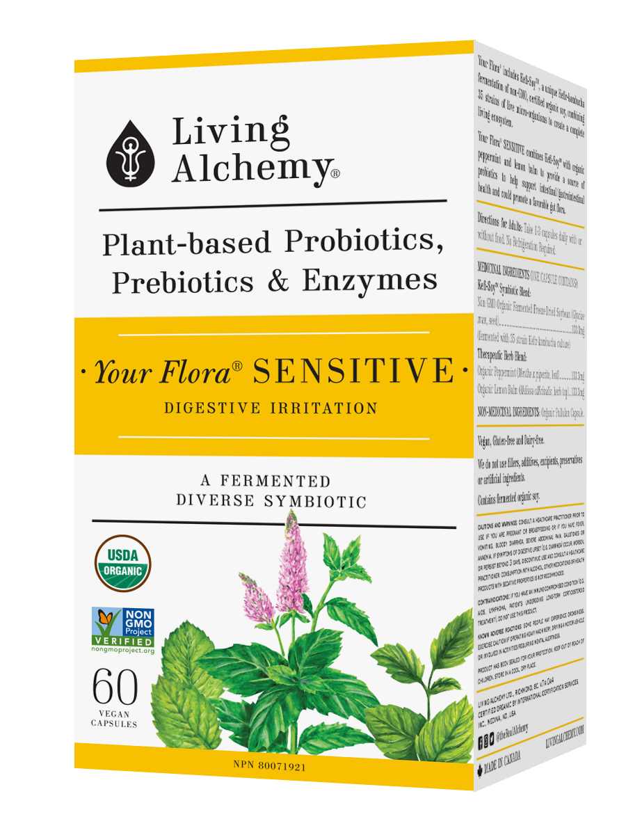 Your Flora Probiotic Sensitive Front of Box